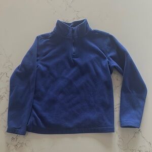 Lands' End Navy Fleece Pullover